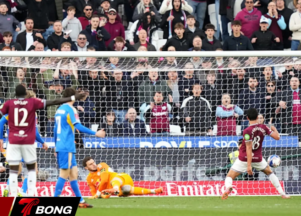 West Ham quân bình tỷ số thần kỳ ở những phút bù giờ
