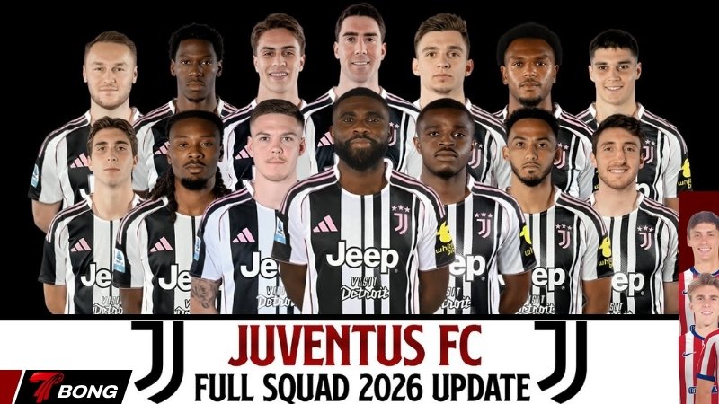 Đội hình hiện tại của Juventus