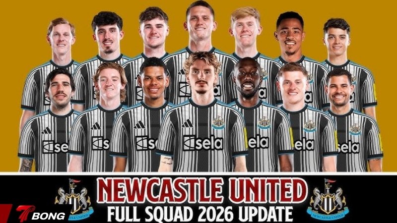 Đội hình mùa giải hiện tại của Newcastle United