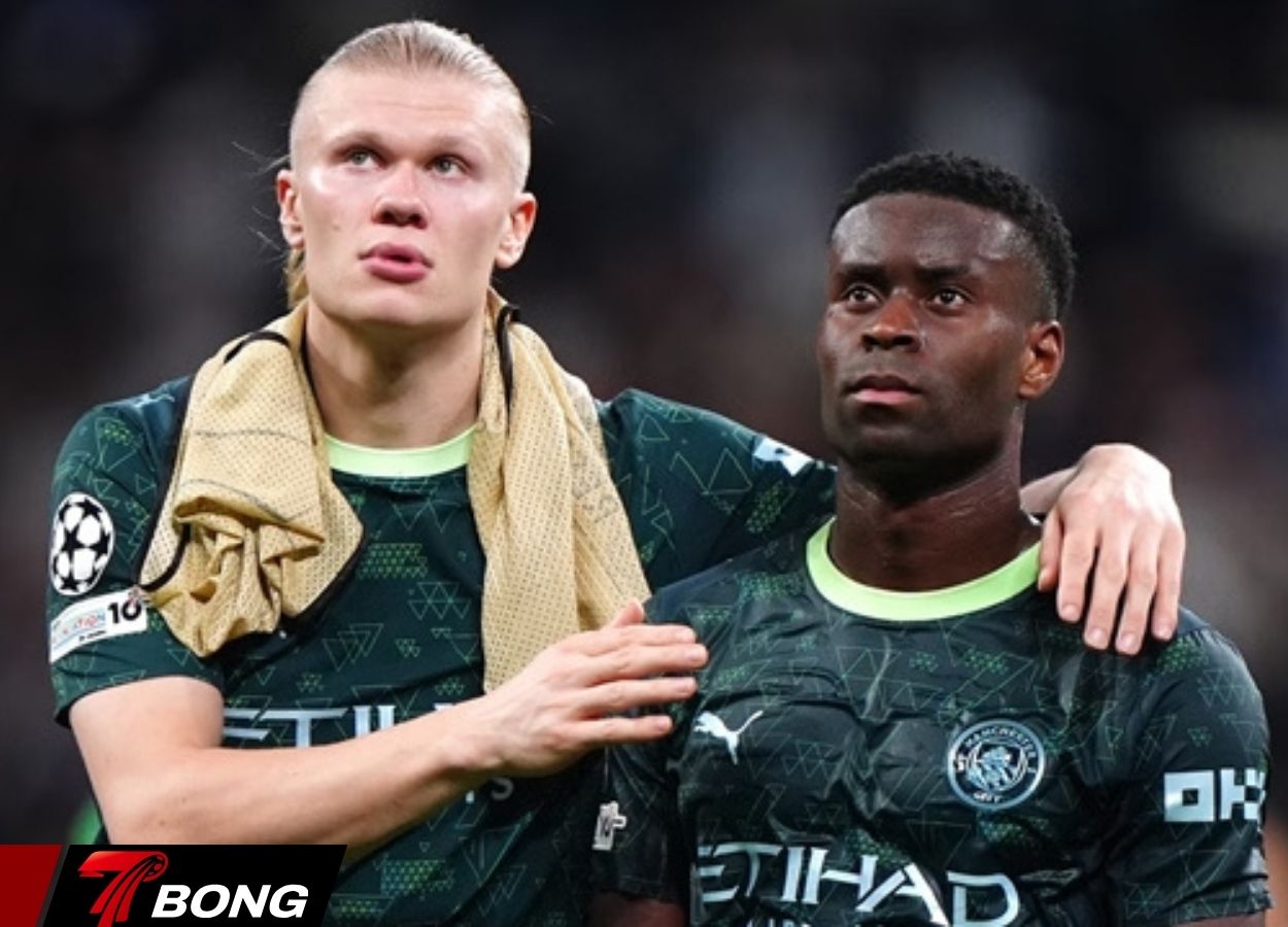 Man City dự kiến sử dụng sơ đồ 4-1-3-2 với cặp tiền đạo Semenyo và Erling Haaland. 