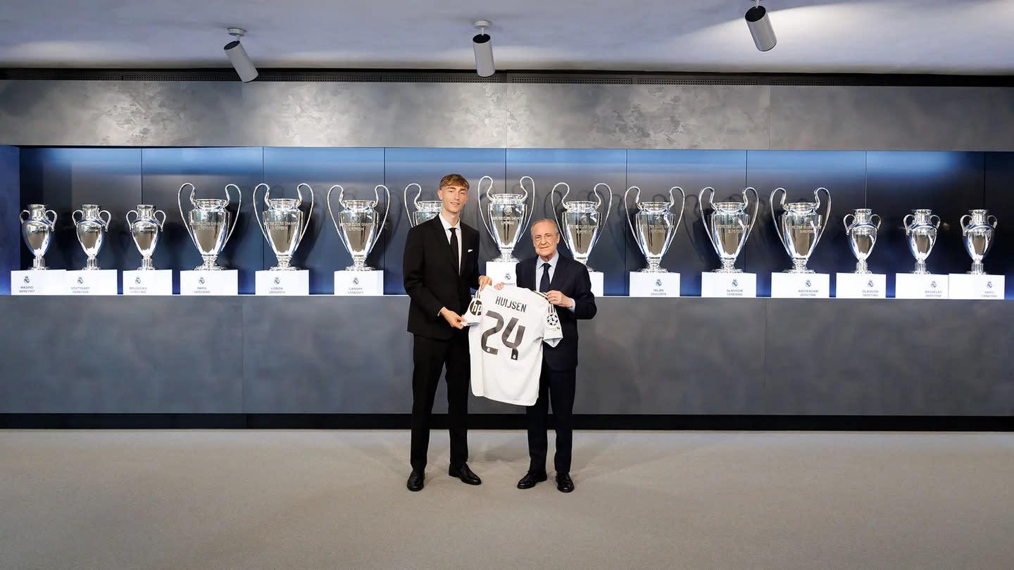 Florentino Perez chào đón Dean Huijsen đến Real Madrid – ‘Đây là giấc mơ lớn của cậu’