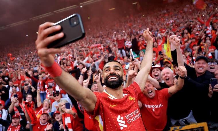 Mohamed Salah của Liverpool được vinh danh Cầu thủ xuất sắc nhất Premier League mùa giải