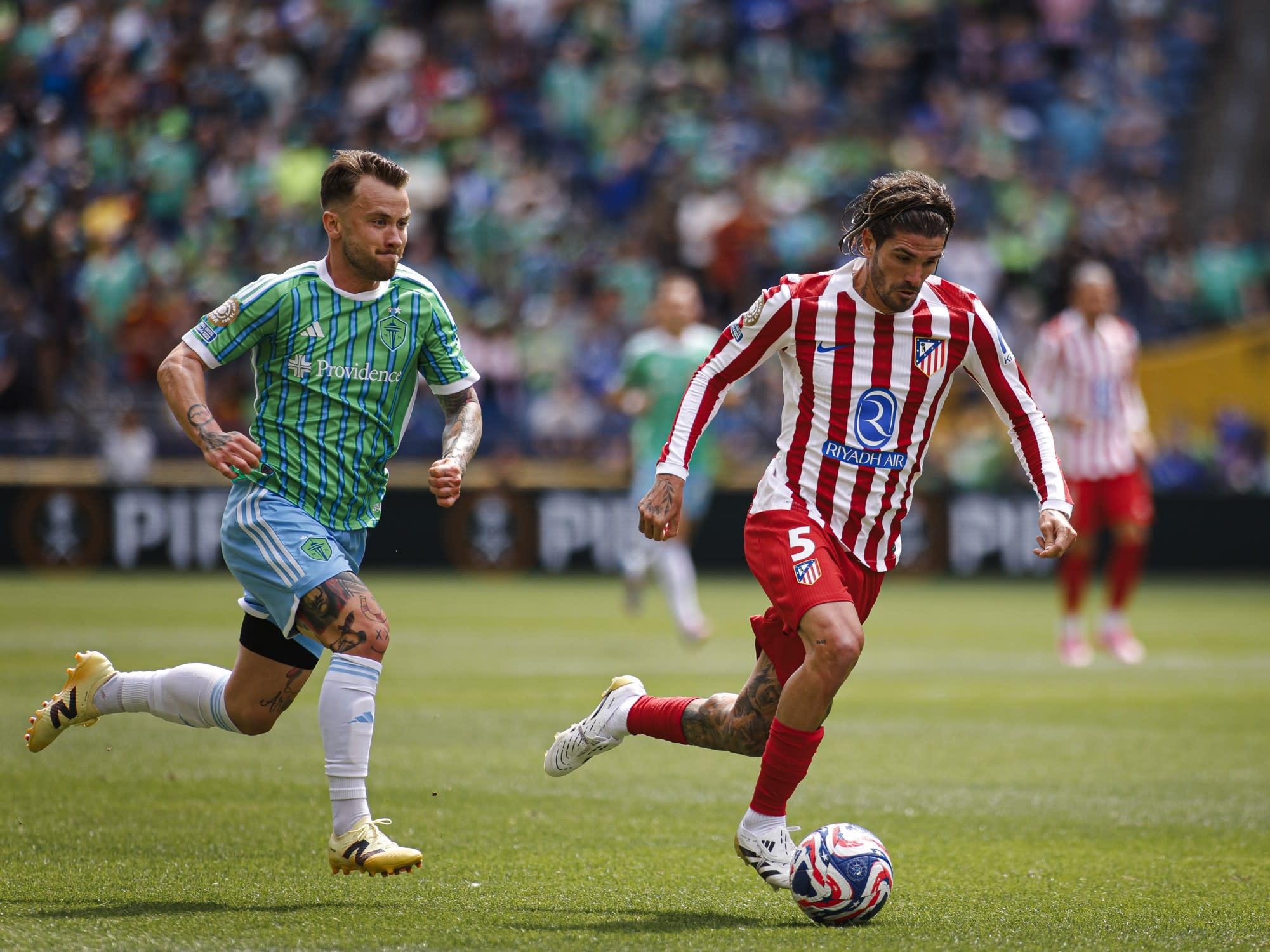 Atletico Madrid giành chiến thắng đầu tiên tại Club World Cup khi vùi dập Seattle Sounders