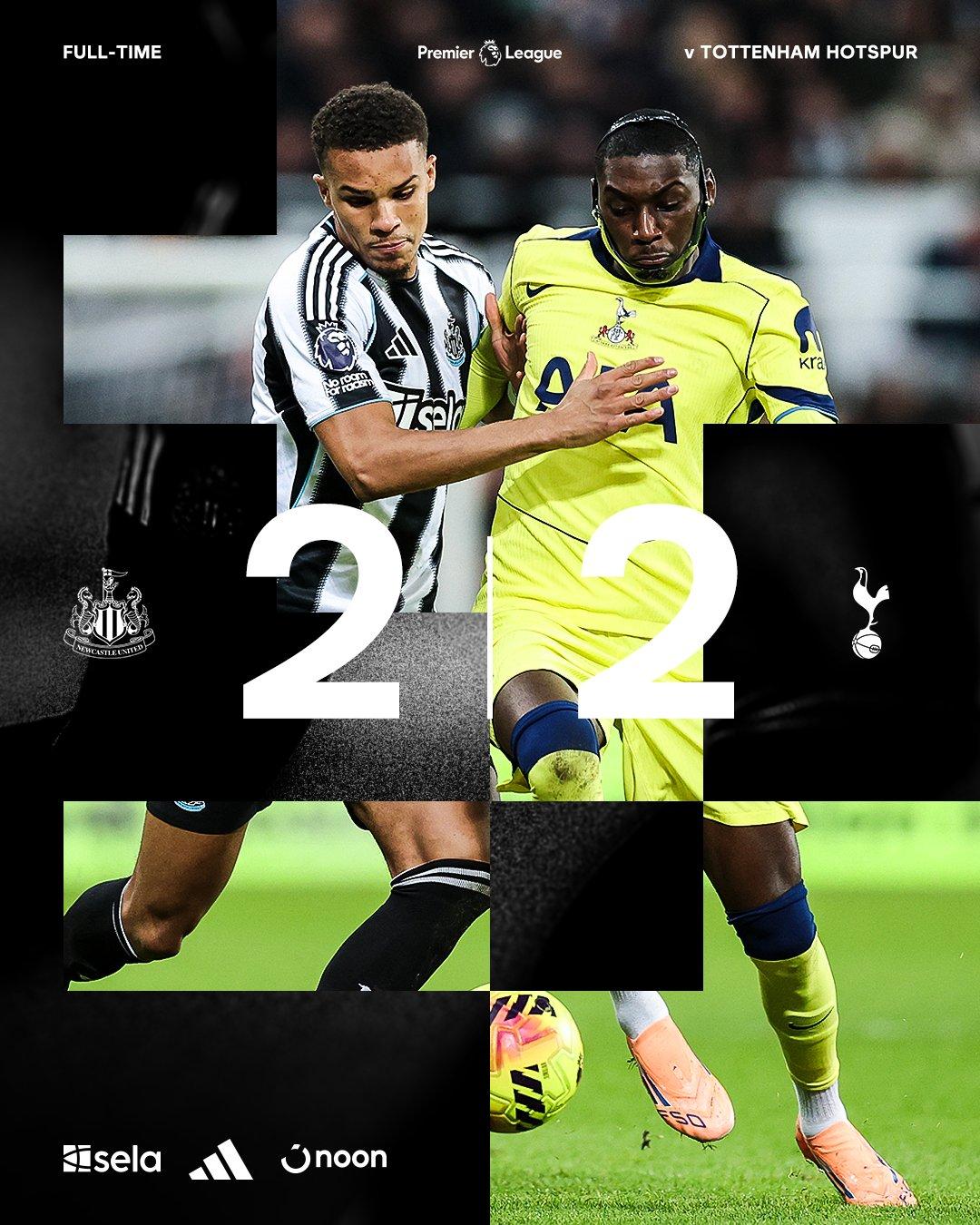 Newcastle 2-2 Tottenham: Gà trống thoát thua nhờ bàn gỡ nghẹt thở phút 90+5
