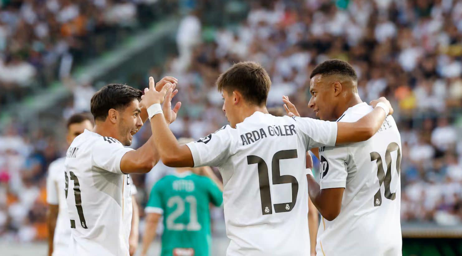 Real Madrid giành chiến thắng thuyết phục trong trận giao hữu duy nhất trước mùa giải