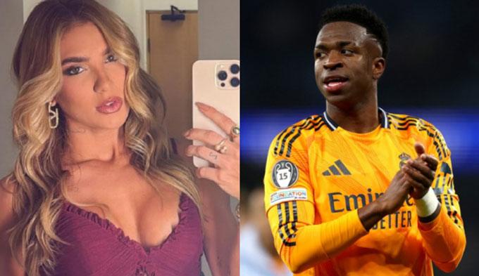 Vinicius Junior khiến fan dậy sóng vì động thái thân mật với nữ MC xinh đẹp