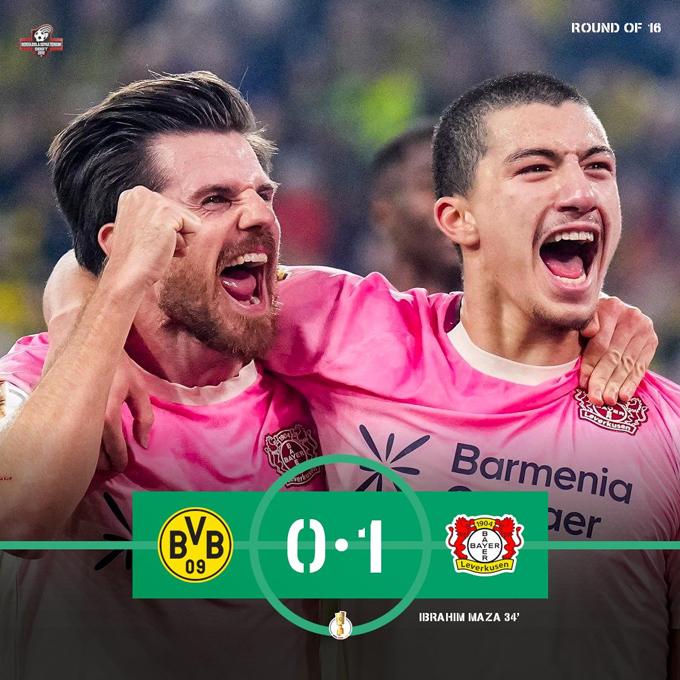 Ngôi sao gốc Việt tạo dấu ấn lớn, Leverkusen khuất phục Dortmund – Juventus tiếp đà thăng hoa