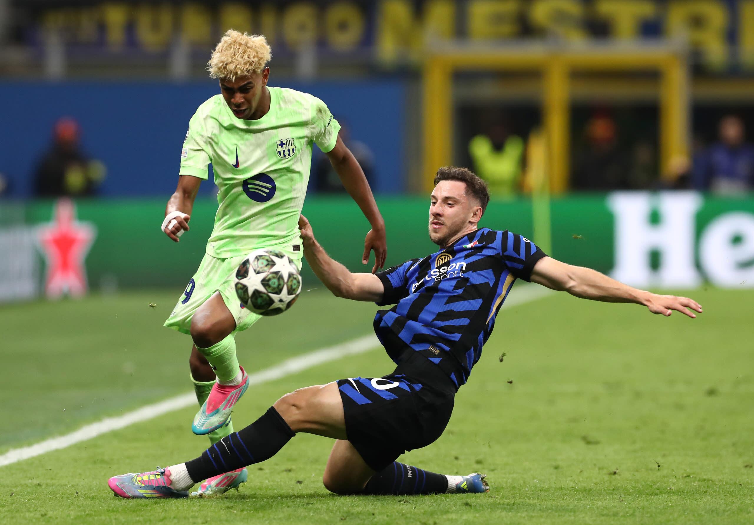 Yamal Đạt 9.5, Garcia 8 Điểm | Điểm Số Cầu Thủ Barcelona Trong Trận Thua Đắng Trước Inter Milan