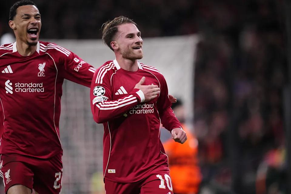 Cú đánh đầu của Mac Allister khép lại chiến thắng cho Liverpool trước Real Madrid tại châu Âu